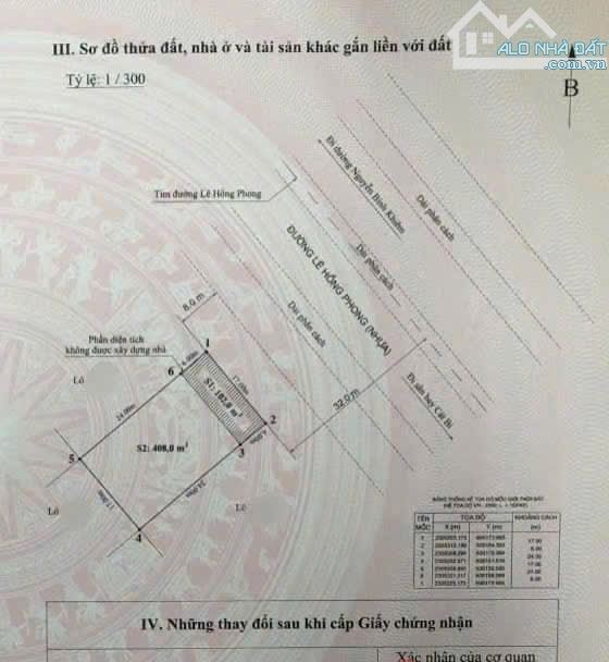 Bán Lô Đất 510m² Mặt Đường Lê Hồng Phong - Đang sẵn HD thuê 120tr/th * Đinh Trịnh HPH