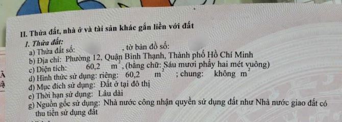 Kẹt tiền bán gấp căn 1trệt1lầu SHR 60m² Đ.Ngô Đức Kế Q.BT gần BV Gia Định, Emart chỉ 3tỷ4 - 3