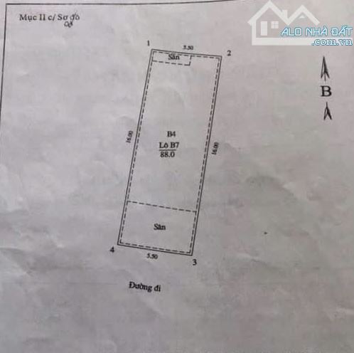 Phân Lô Phố Vọng Hai Bà Trưng, Ô Tô Tránh Dừng Đỗ DT 88M 4T MT 5.5M Giá 26.5Tỷ - 4