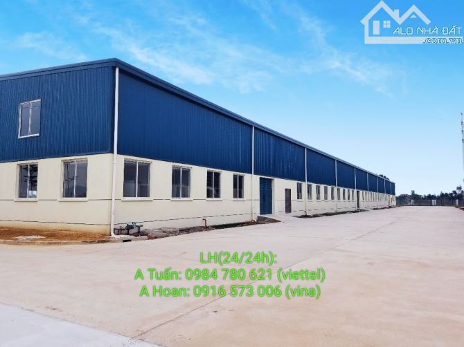 Cho thuê Kho - Xưởng. DT từ: 500m2, 1000m2, 1500m2, 2000m2,... đến 200.000m2 tại Văn Giang