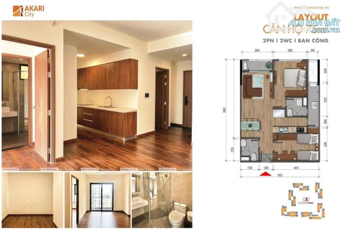 Bán akari city,gd1,75m2 ,2pn2wc, tầng thấp,view ngoài, nội thất cơ bản,chỉ 3,25 tỷ