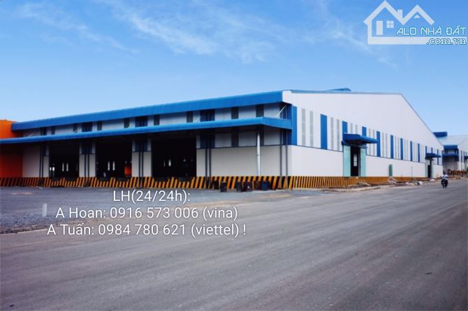 Cho thuê Kho - Xưởng. DT từ: 500m2, 1000m2, 1500m2, 2000m2,...đến 250.000m2 tại Khoái Châu - 1