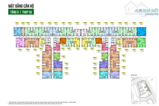 CĂN HỘ TẦNG 5 CHUNG CƯ CAO CẤP VINHOMES SYMPHONY LONG BIÊN 60.2M2 2PN 2WC LOGIA 5,9 TỶ TL. - 1