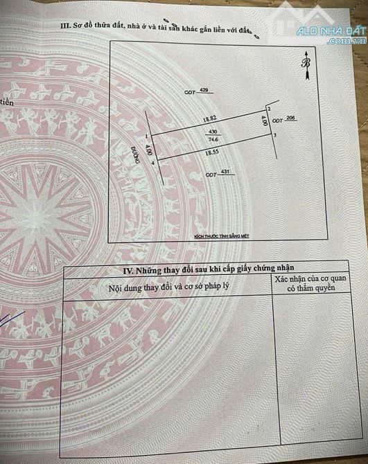 ❌Đất Hộ khẩu phường Hưng Dũng, TP Vinh - Ngõ đường Phan Công Tích 74,6m2 đường 4m Tây Nam - 2