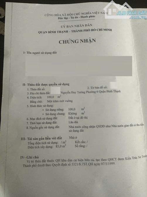 BÁN NHÀ NGUYỄN HUY TƯỞNG,P6, BÌNH THẠNH.DT:9,4X14, 1TR1L, GIÁ:20,5 TỶ - 3