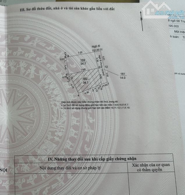 Bán nhà Trương Định. 35m2 cao 5 tầng Thang máy. Cách phố 30m. Ngay ngã 4 Minh Khai + BM - 4