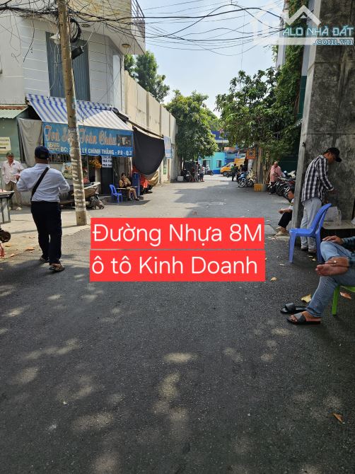 Đường Nhựa 8M, Ô tô, KD, Lý Chính Thắng, Quận 3, Ngay Vòng Xoay Dân Chủ,