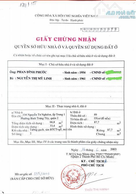 Nhà mặt phố tại Đường Nguyễn Tư Nghiêm, Phường Bình Trưng Tây, Quận 2, Hồ Chí Minh đang cầ