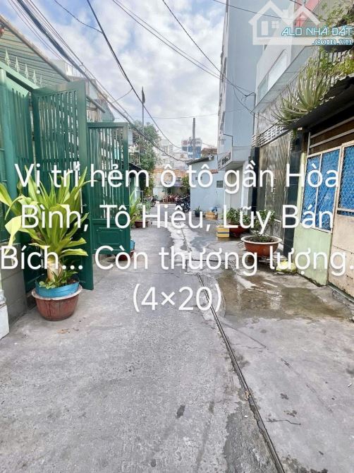 Hẻm Ô TÔ - NGUYỄN XUÂN VỊNH - TÂN PHÚ - 80 m²- 3 tầng- 7 tỷ - SR.