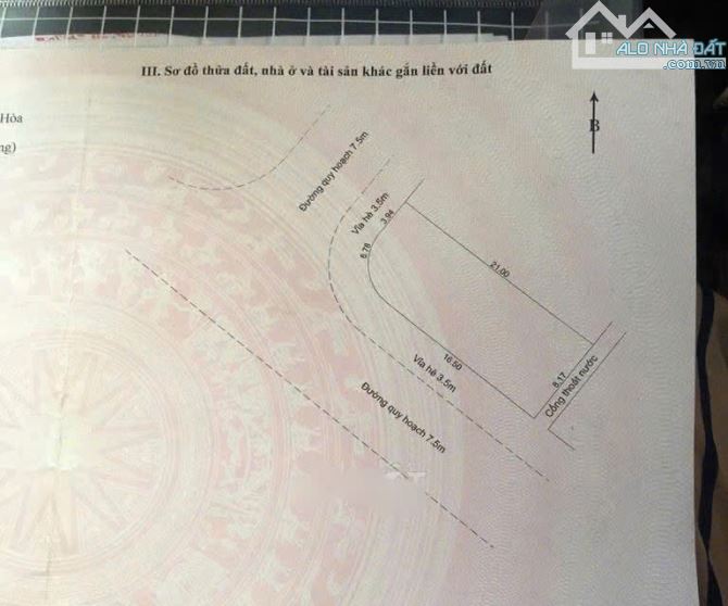 Bán đất Góc 2 mặt tiền đường thông Minh Mạng và Hói Kiểng 11 - DT 8x21m (điện âm)