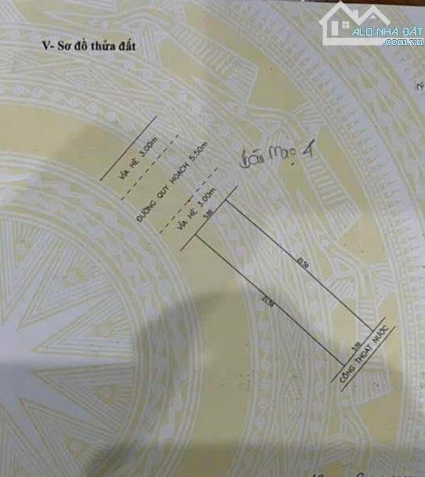 Bán đất Mt Bàu Mạc 04, phường Hòa Khánh Bắc, Liên Chiểu - DT: 107.5m2, Giá 3.35 tỷ tl - 1