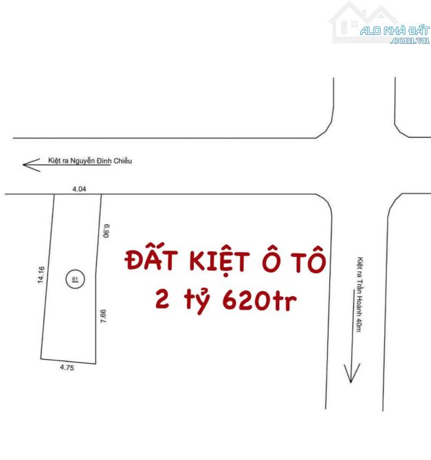 Bán lô đất đường kiệt oto 5m Trần Hoành, Nam Việt Á, giá rẻ 2.62 tỷ - 1