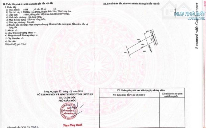 Siêu ngộp cho lô đất rẻ ở ấp 2 Hựu Thạnh 130m2 giá bán chỉ 920 triệu - 2