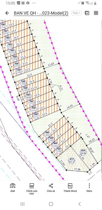 101 LÔ ĐẤU GIÁ KHU CÔNG NGHIỆP ĐỒ SƠN. DIỆN TÍCH 117m NGANG 5M .LH E Kiên - 2