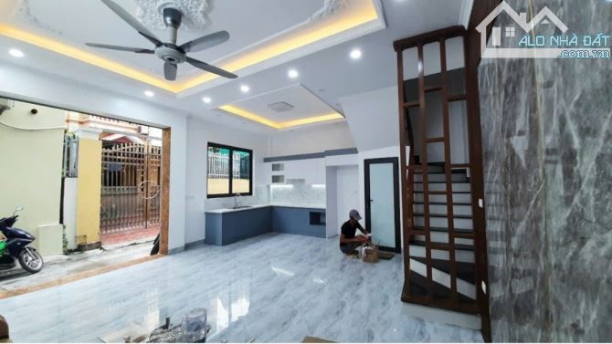 Bán nhà Liên Ninh, Thanh Trì diện tích 60m2, 4 tầng, mặt tiền 8m, MỚI ĐẸP - 2