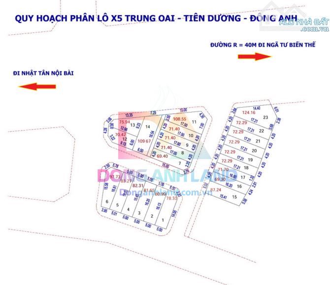 Bán đất đấu giá X5 Trung Oai Tiên Dương Đông Anh Hà Nội - 4