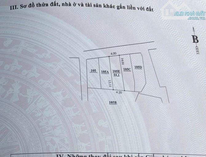 BÁN LÔ ĐẤT MẶT ĐƯỜNG LÝ TỰ TRỌNG, LA KHÊ, HÀ ĐÔNG, DT 55M2, MT 4M, GIÁ 14.8 TỶ, KINH DOANH - 3