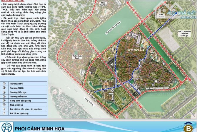 Bán Đất đấu giá thôn Xuân Trạch xã Xuân Canh – gần cầu Tứ Liên – triển lãm quốc gia - 4