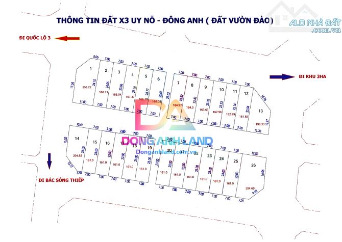 Bán đất kinh doanh đấu giá X3 Uy Nỗ Đông Anh - 6