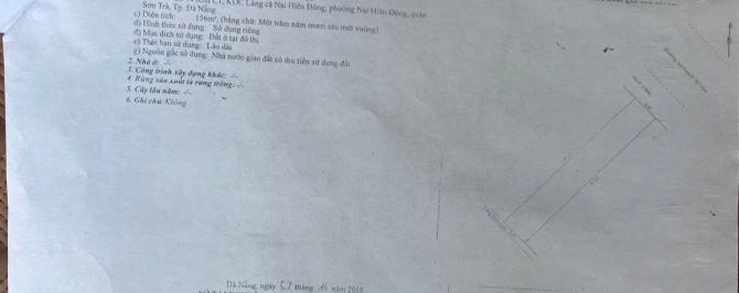 Đất mặt tiền Đường 10m5 Phạm Huy Thông, Nại Hiên Đông Sơn Trà.Tp Đà Nẵng.S= 468m2, 19.5 tỷ