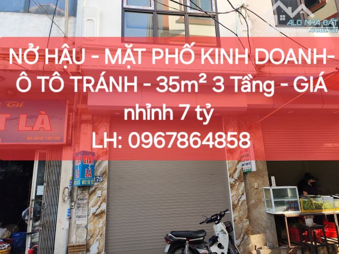 BÁN NHÀ PHỐ PHAN ĐÌNH GIÓT- HÀ ĐÔNG-NỞ HẬU - MẶT PHỐ KINH DOANH- Ô TÔ TRÁNH