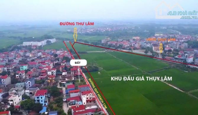 Bán 75m Bìa Làng thôn Hương Trầm,xã Thuỵ lâm ,huyện ĐÔng Anh Quy Hoạch đường 17m