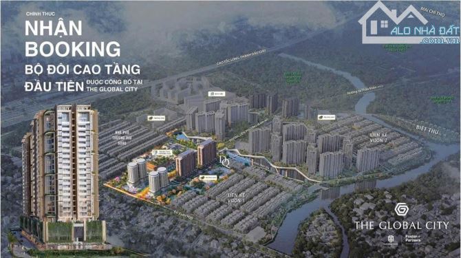 NHẬN BOOKING ĐỢT 1 CĂN HỘ MASTERI GRAND VIEW - THE GLOBAL CITY