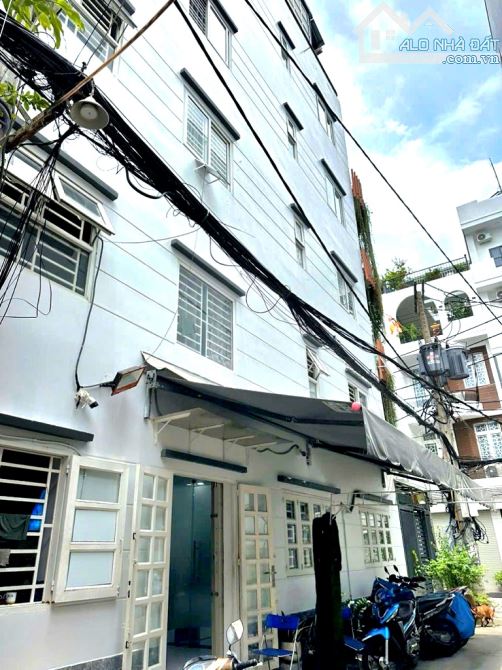 Góc Hai Mặt hẻm ô tô CMT8 P5 Tân Bình,4X17M,6 TẦNG, 14.X TỶ - 1