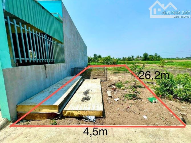 Nền 117m2 thổ cư đường liên ấp, Cần Đước, Kcn Thuận đạo, đường ô tô - 1