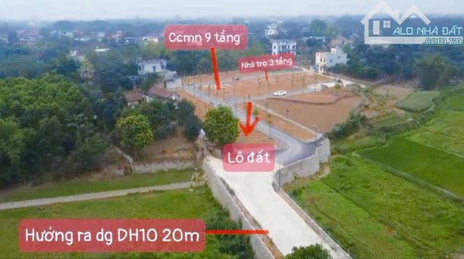 Bán đất ngay tỉnh lộ 419 Tân Xã thạch thất .Giá chỉ 1,3 Tỷ sở hữu 63m2 full thổ - 1