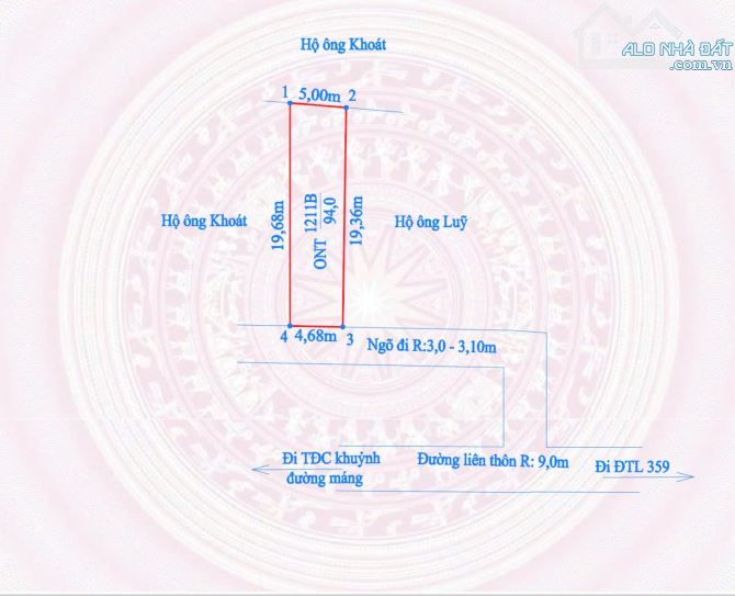 CỰC NGON 1.5x tỷ 94m2 thôn Tây, Thuỷ Đường, Thuỷ Nguyên ô tô đỗ cửa - 3