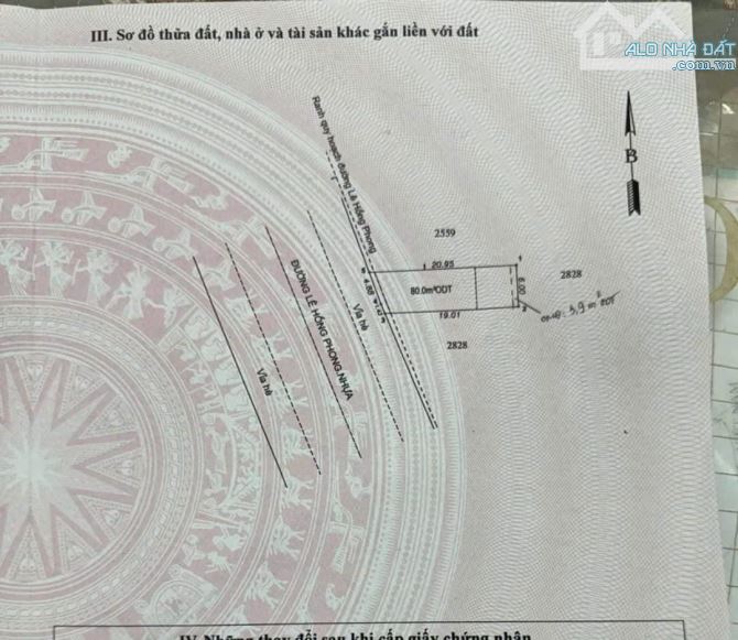 BÁN MẶT TIỀN LÊ HỒNG PHONG TÂN ĐÔNG HIỆP DĨ AN, GIÁ 8 T, NGANG 6MỈ - 3