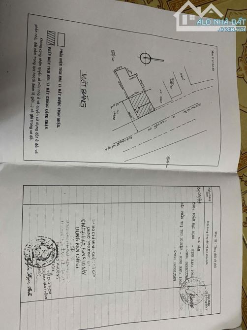 nhà mặt tiền Nguyễn du P.7 GV. DT:4,3x12m=5,5tỷ.Nhà trệt lầu . - 4