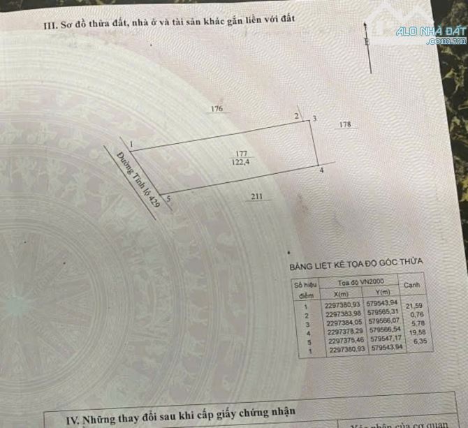 Đất thổ cư Trường Thịnh, Ứng Hòa, mặt phố kinh doanh DT122m2, MT5.5m, 6.8 tỷ - 4