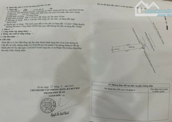 7,3Tỷ TL🔥Bán đất 162,5m2 Mặt Tiền đường Nguyễn Tri Phương, p.An Bình, Tp.Dĩ An - 5