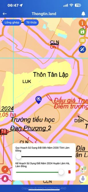 ✨ 2.116m2 17M Mặt đường NHỰA LIÊN XÃ. Gần nút giao Cao tốc Gia Hiệp - Di Linh. GIÁ: 2.2 Tỷ - 6