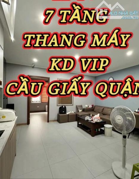 BÁN NHÀ ở TRẦN QUỐC HOÀN, ô tô, 60m, 7 tầng, 23 tỷ - 1