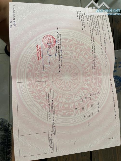 Đất kiệt ô tô Hoàng Quốc Việt, An Đông, TP Huế.  Dt: 83m2 Giá: 2 tỷ 1 - 1