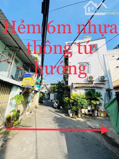 Bán nhà gần An Dương Vương, Tân Phú 3x4m, 3 tầng, hẻm 6m, SHR, giá chỉ 2tỷ35. - 2