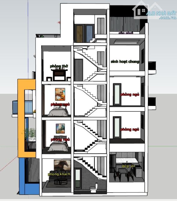 Bán nhà cầu giấy . 50m2 . 5 tầng . Thang máy Nhập khẩu - 3