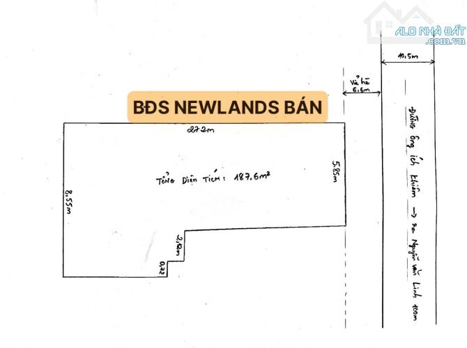 Bán lô đất 187m 21 ,5 tỷ mặt tiền đường Ông Ích Khiêm gần Nguyễn Văn Linh Hải Châu Giá Rẻ - 4