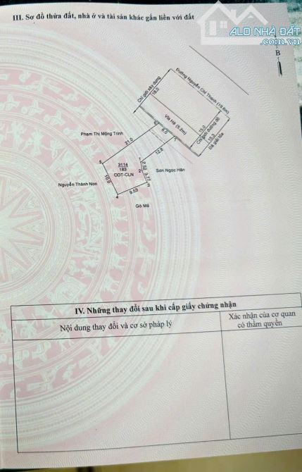 BÁN CĂN NHÀ 1 TRỆT 1 LẦU MT ĐƯỜNG NGUYỄN CHÍ THANH THỦ DẦU MỘT.DT 6×20M TC 162M.GIÁ 5TỶ4 - 6