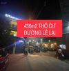 BÁN 436m2 ĐẤT MẶT TIỀN ĐƯỜNG LÊ LAI , NINH KIỀU CẦN THƠ