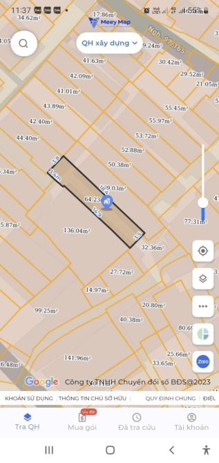 64M2 ĐẤT - Ô ĐỒNG LẦM - ĐÊ LA THÀNH - ĐỐNG ĐA - TRƯỚC NHÀ RỘNG 3M - CHỈ 156 TR/M2