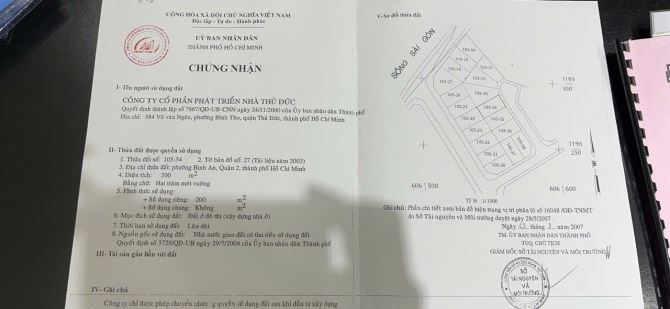 Bán đất biệt thự đường 34 An Khánh Tp Thủ Đức giáp Sông giá 79 tỷ - 1