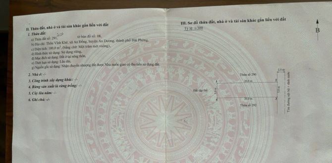 Bán đất Vĩnh Khê gần đường 208 An Đồng - 1