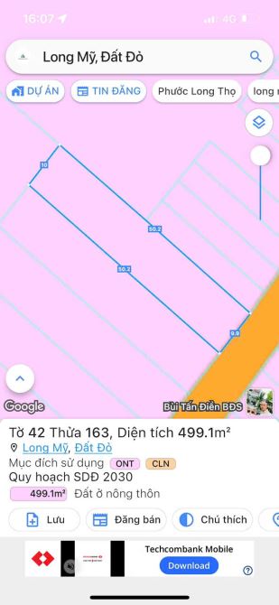 Bán đất nghỉ dưỡng gần biển Phước Hải 500m2 - 2