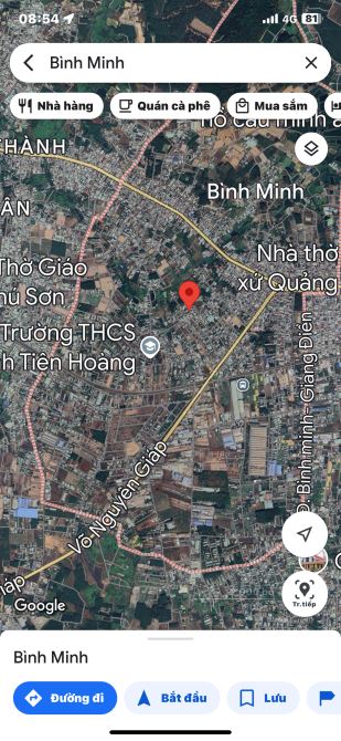 BÁN GẤP ĐÂT MT ĐƯỜNG NHƯA KDC XÃ BÌNH MINH GIẢM CÒN 999 triệu - 6