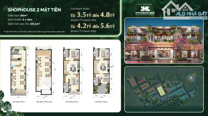 Mở Bán shophouse, nhà ở liên kế đẹp xuất sắc tại The Larita Long An 3,5 tỷ/120m - 8