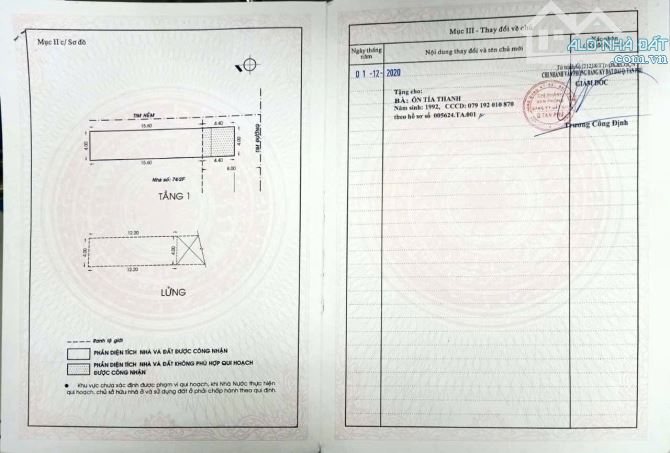 Sát Lê Thúc Hoạch. 4x22. 88m2. Đường 8m. 2 MTKD trước sau giá 6,x tỷ - 9